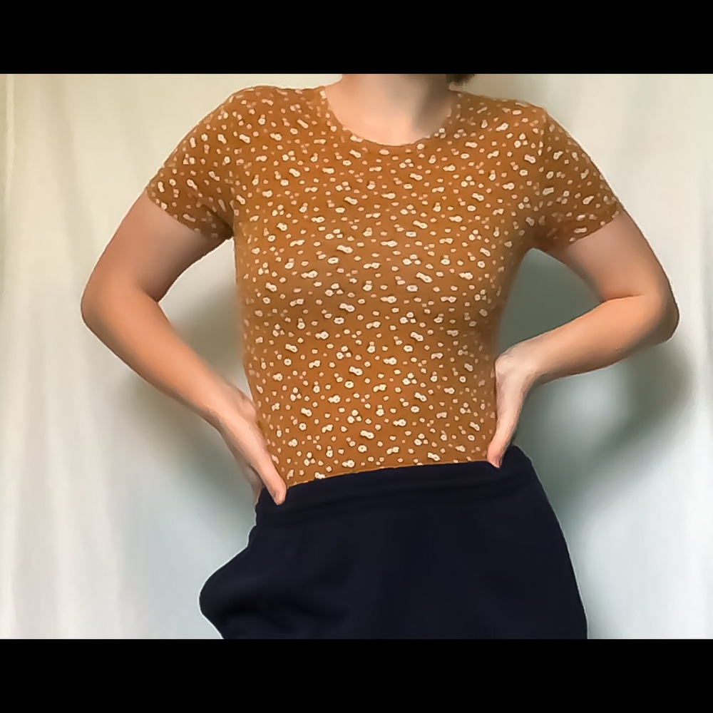 Burnt orange bodysuit